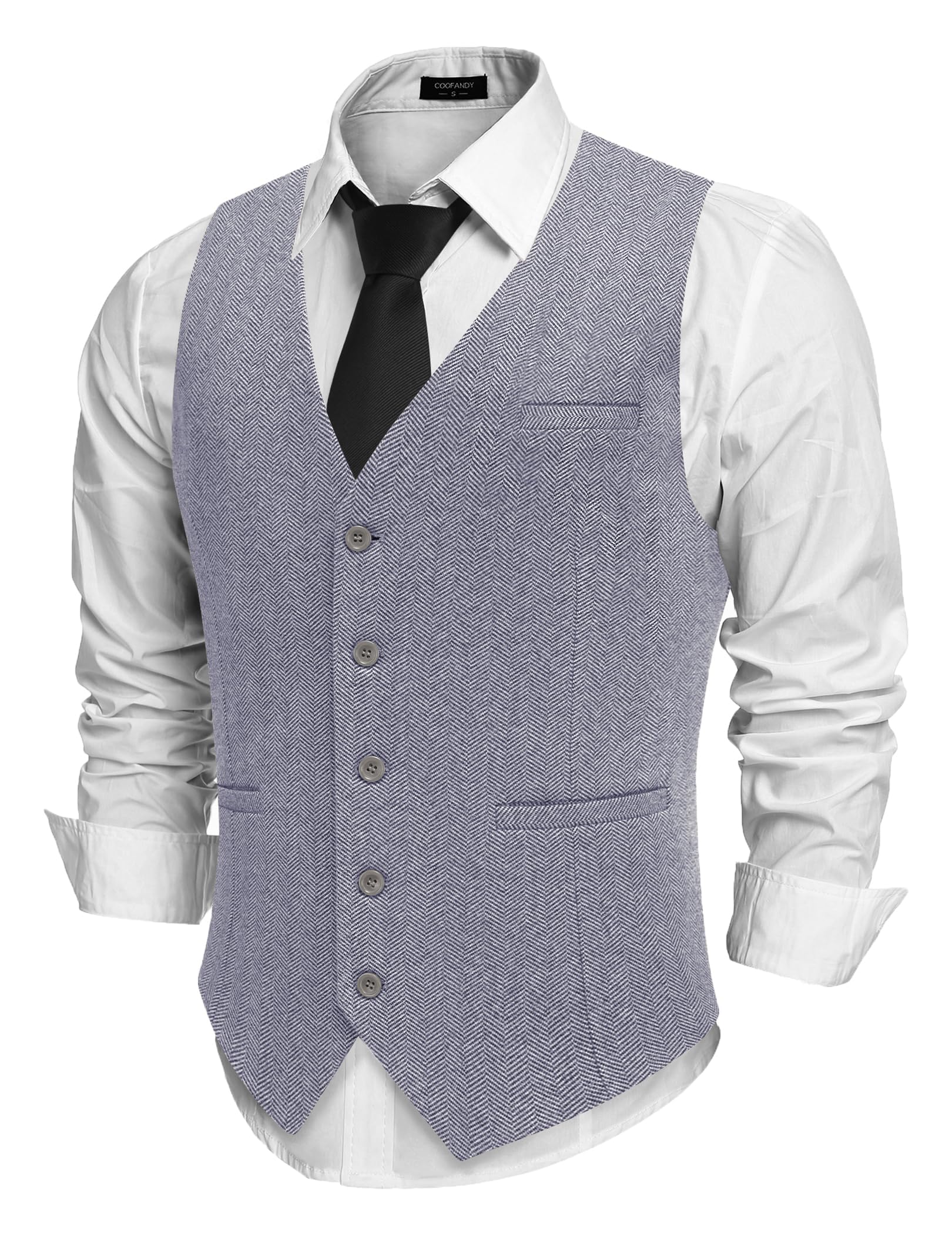 Chaleco de traje para hombre COOFANDY luce impecable en tu boda y días clave 6