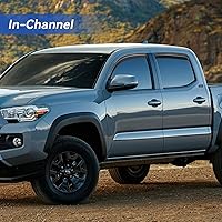 Vista 218 de Viseras de ventana in-Channel, protectores contra la lluvia para 2011-2023 Dodge Charger, visores de ventilación de ventana con deflectores