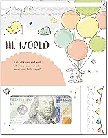 Vista 64 de Tarjeta de boda, con dos aperturas de tira para desgarrar, con ventana de plástico transparente que deja ver dinero, cheques o tarjetas de regalo