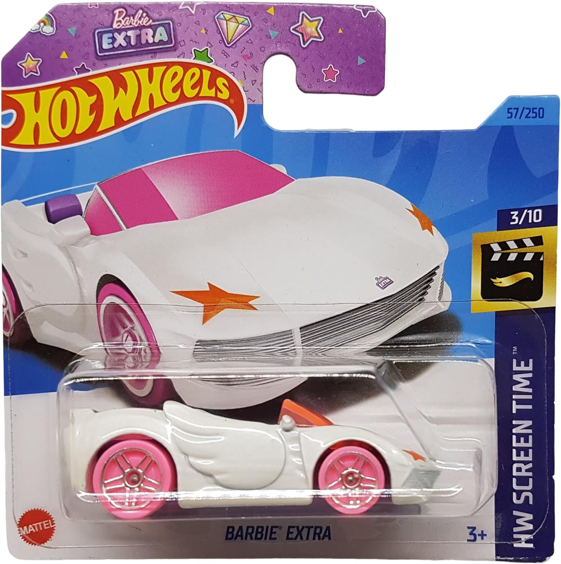 Barbie Extra - HW Screen Time 3/10 - HKH11 - Short Card - White - Mattel 2023