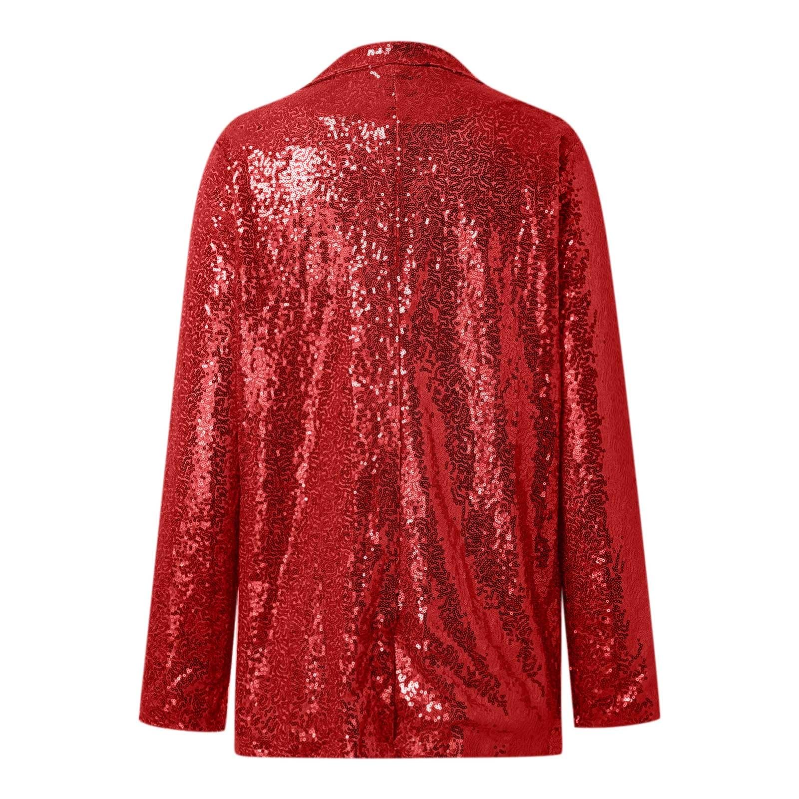 Damen Blazer Sportlich Elegant, Blazer Damen Sommer Langärmelig Revers Leicht Blazer Slim Fit Vorne Offen Knopfleiste Elegant Business Arbeit Anzugjacken Breathable Ganzjährig Sommerjacke Damen Leicht