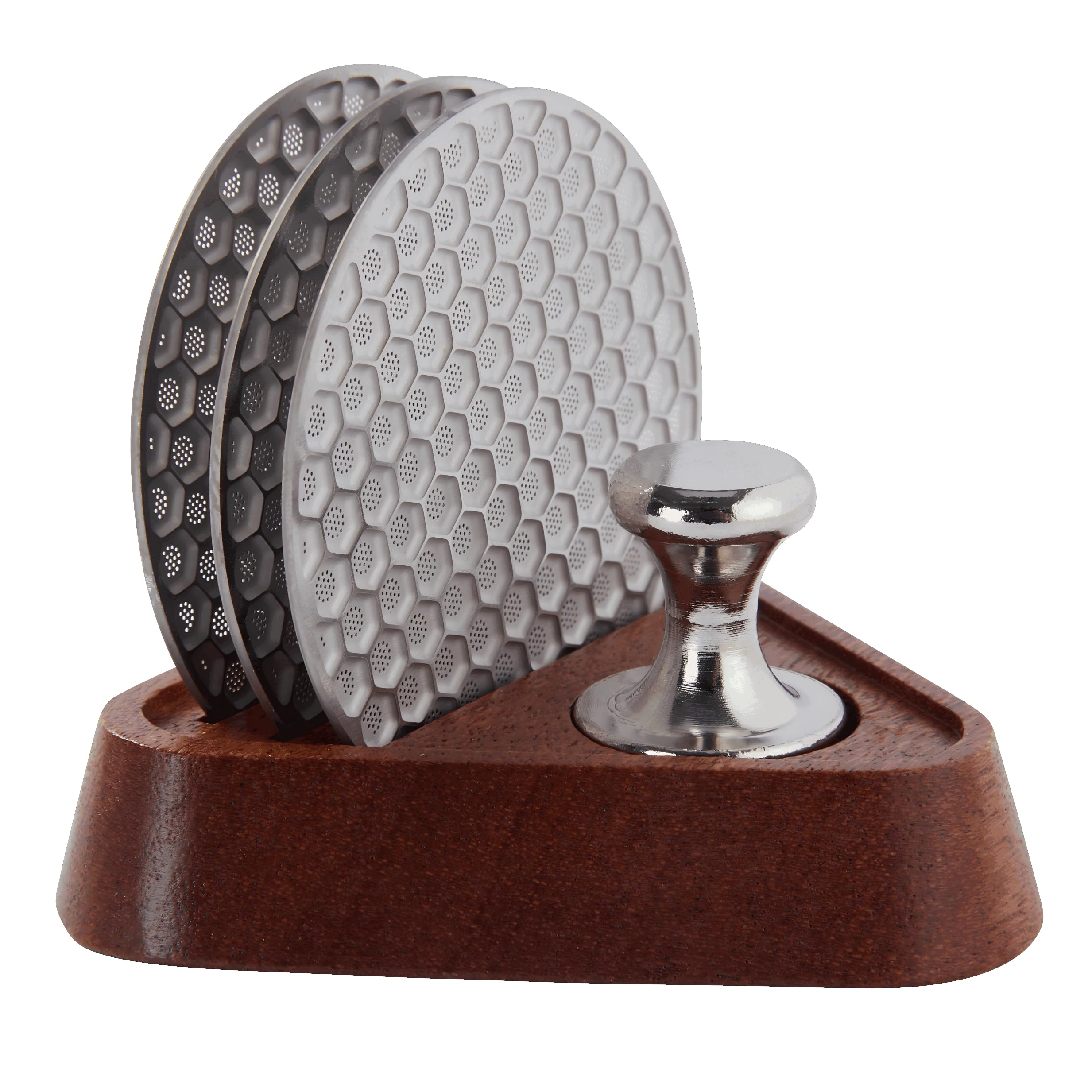 Espresso 3cps 58 5mm Puck Screen made of 316 stainless steel 1mm thick 60 m accuracy Reusable Filter
