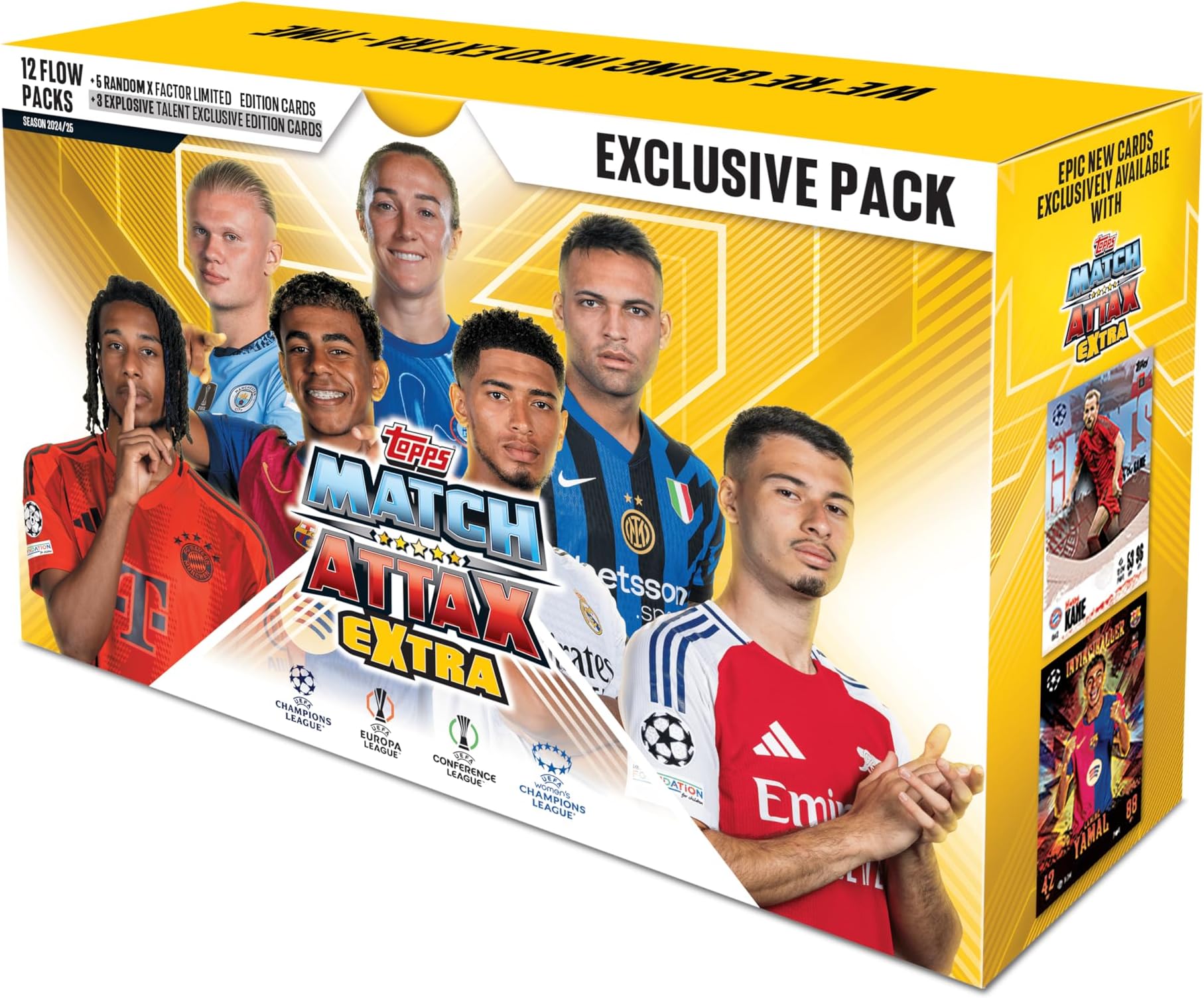 UCL & WUCL Match Attax Extra 2025 Trading & Collectible Card Game (Exclusive Pack)
