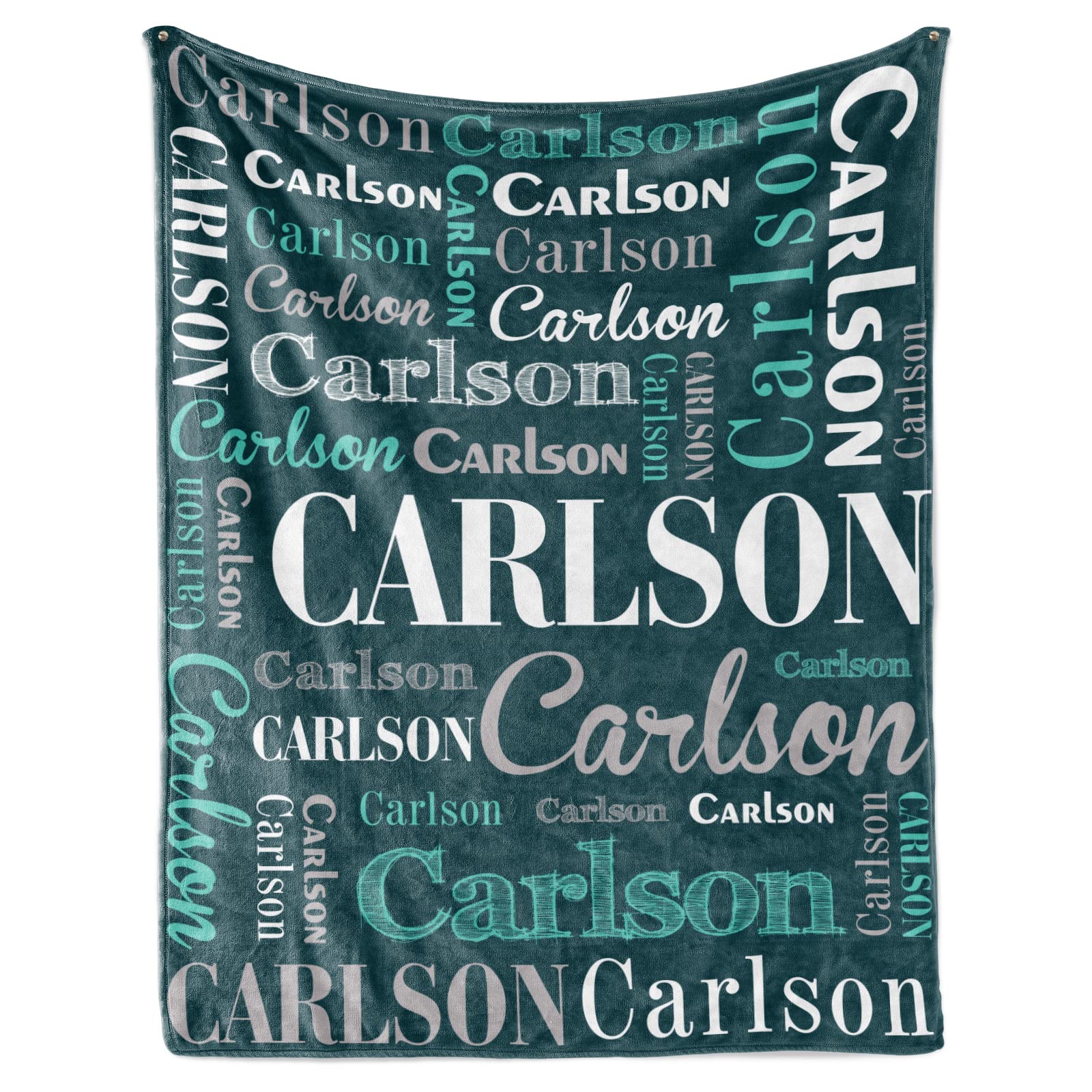 Personalized Blankets with Name for Kids, Customized Baby Blankets for Boys Girls, Super Soft Personalized Name Blanket for Kids Adult Birthday Christmas Mothers Fathers Easter Gift, 30