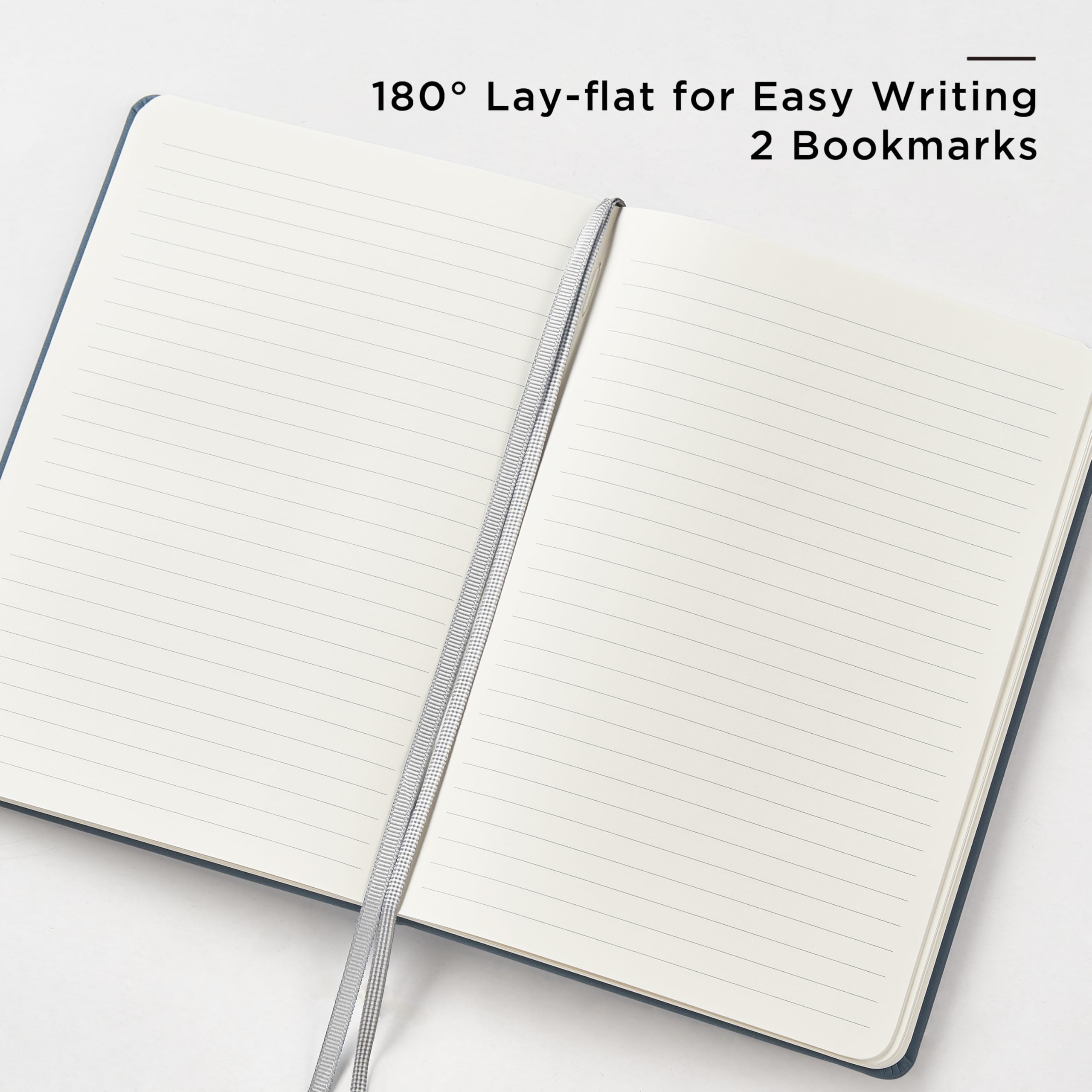 &And Per Se Set di diario e penna a righe (3 confezioni), quaderno A5 con copertina rigida in pelle con penna e set di cancelleria, 160 pagine, 100 g/m², carta a righe spesse, per lavoro e scrittura