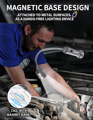 Miniatura 4 de Paquete de 2 unidades de luz magnética para parrilla para barbacoa para hombres y adultos, accesorios de parrilla Blackstone para parrillas al aire