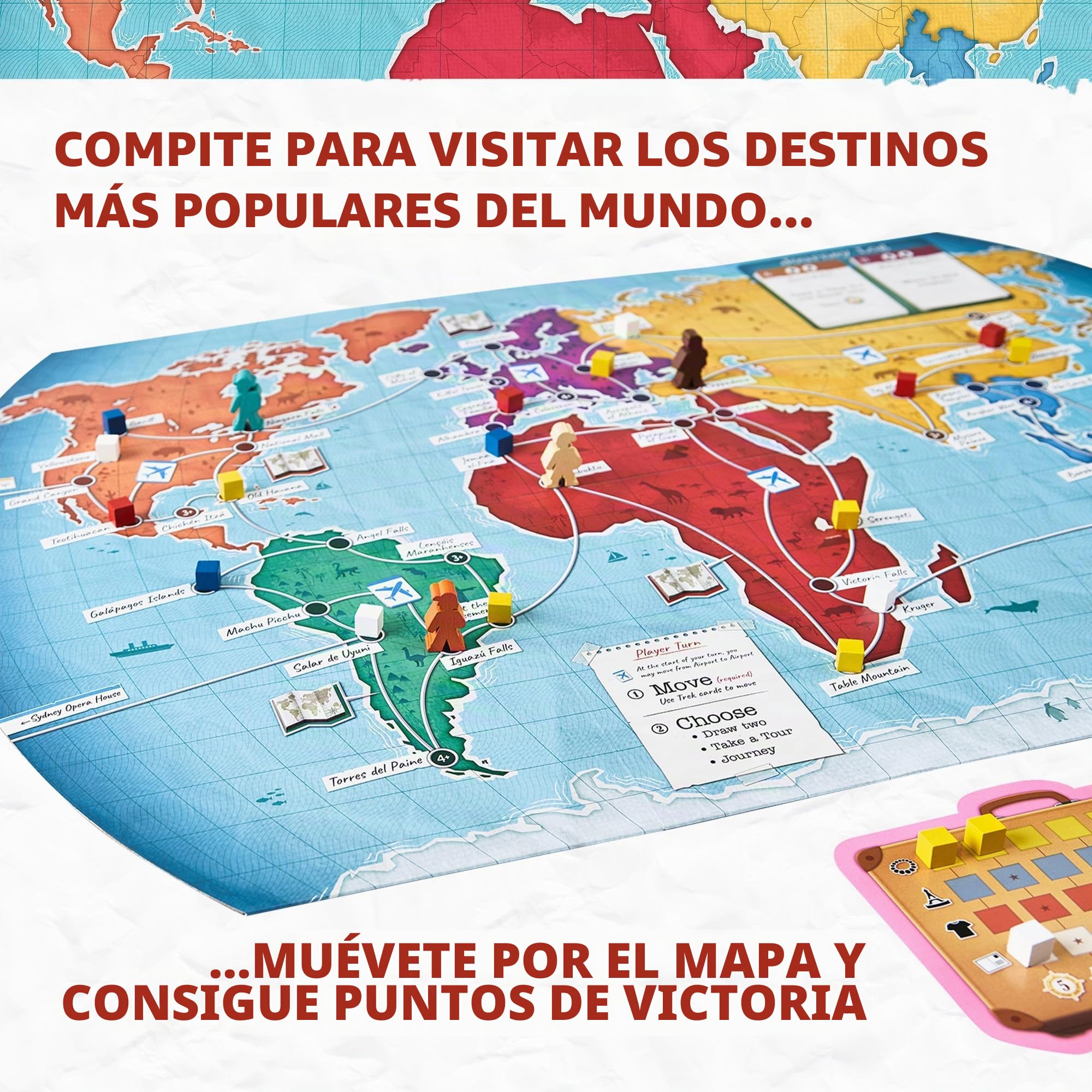 Underdog Games Trekking The World: Un Juego De Mesa Familiar Globetrotting