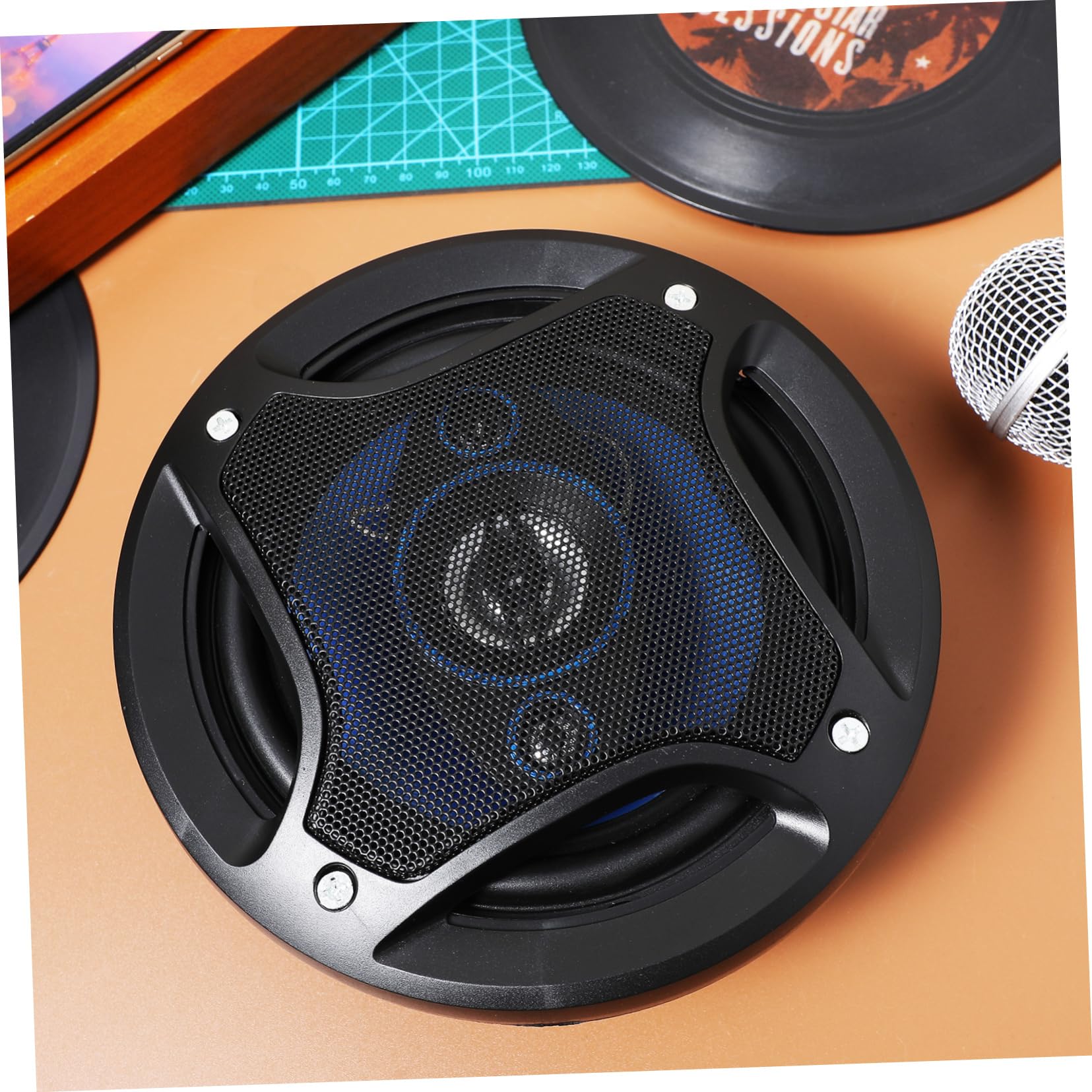 KOMBIUDA 1 Par Altavoces de Puerta de Automóvil de Audio Instalación Sonido de Compatible con Múltiples de Vehículo