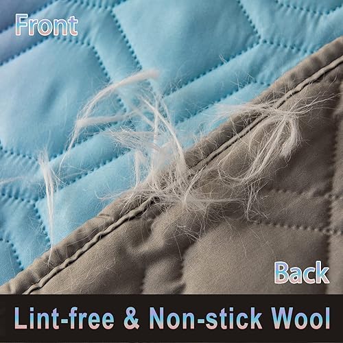 Miniatura 4 de Fundas impermeables para sofá de 3 plazas de 68 pulgadas, reversibles, reutilizables, estampadas, protector de muebles para perros, gatos, mascotas,