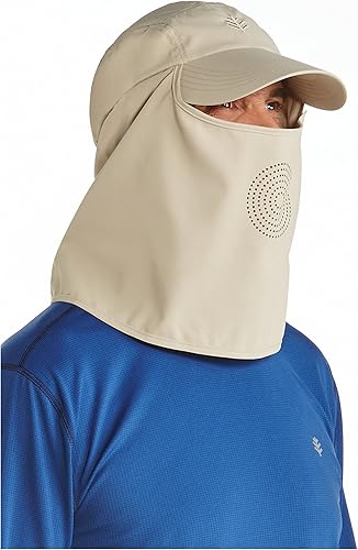 Coolibar Sombrero de sol Logan Ultra UPF 50+ para hombre - Protección solar