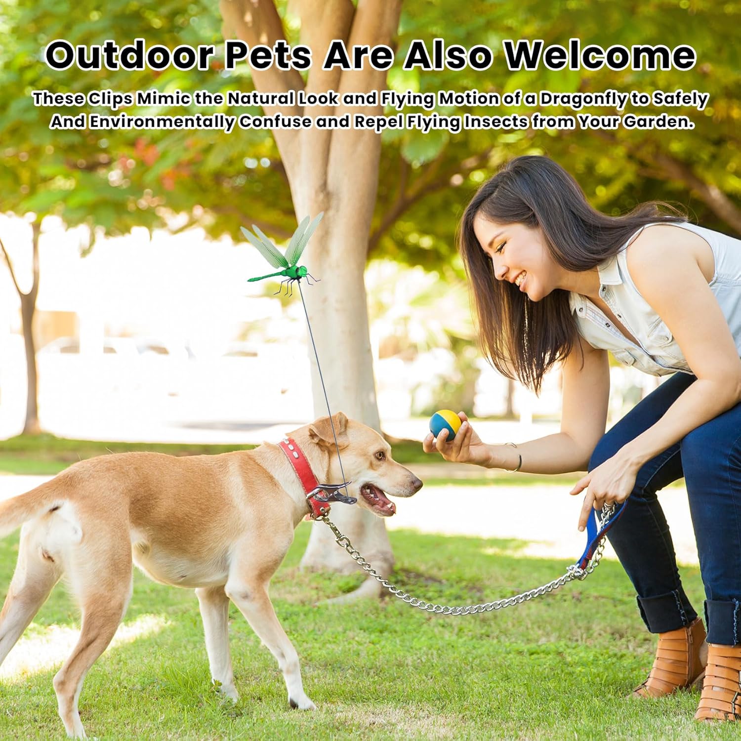 4/8/16/32 Pack Dragonfly Rod Clip - 100% Withstand Rain, Wind, Rain, and Strong Sunlight, 3D Dragonfly Garden Decoration, Dragon Fly Clips (32pack)