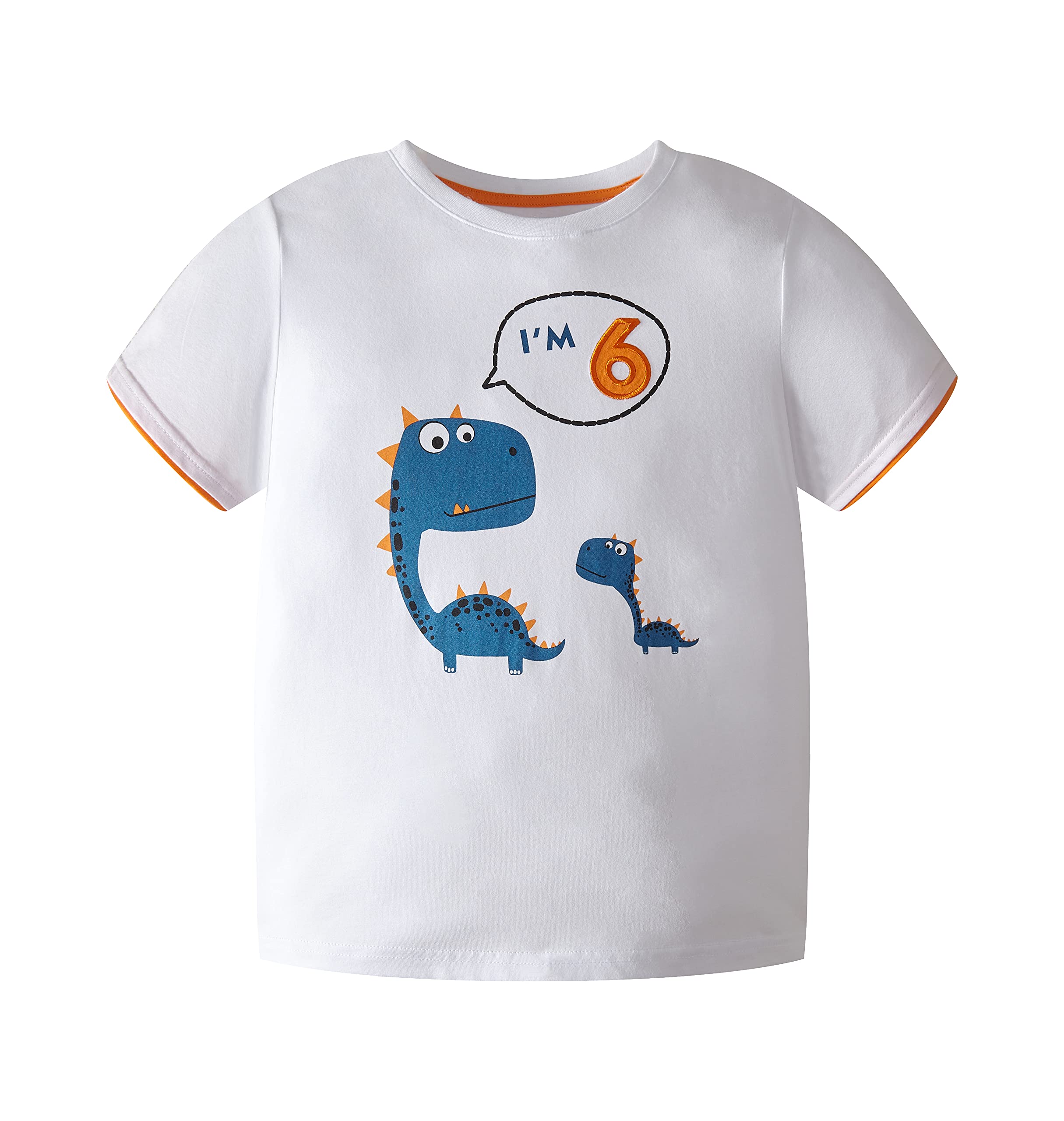 Baby Girl Clothes Toddler boy Shirts 100% Cotton Short Sleeve T Shirt 1st Birthday Gift Dinosaur Top