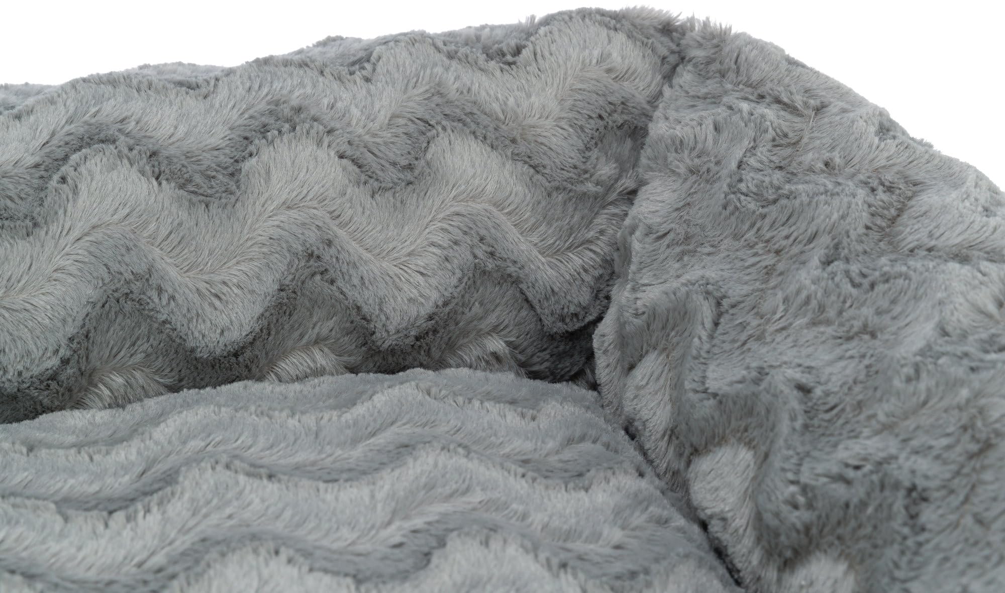 Trixie orthopädisches Hundebett Vital Loki 65 × 50 cm in grau - hochwertiges Hundekissen mit Memory Foam - Hundekorb für kleine Hunde - gelenkschonend und entlastend - 37931