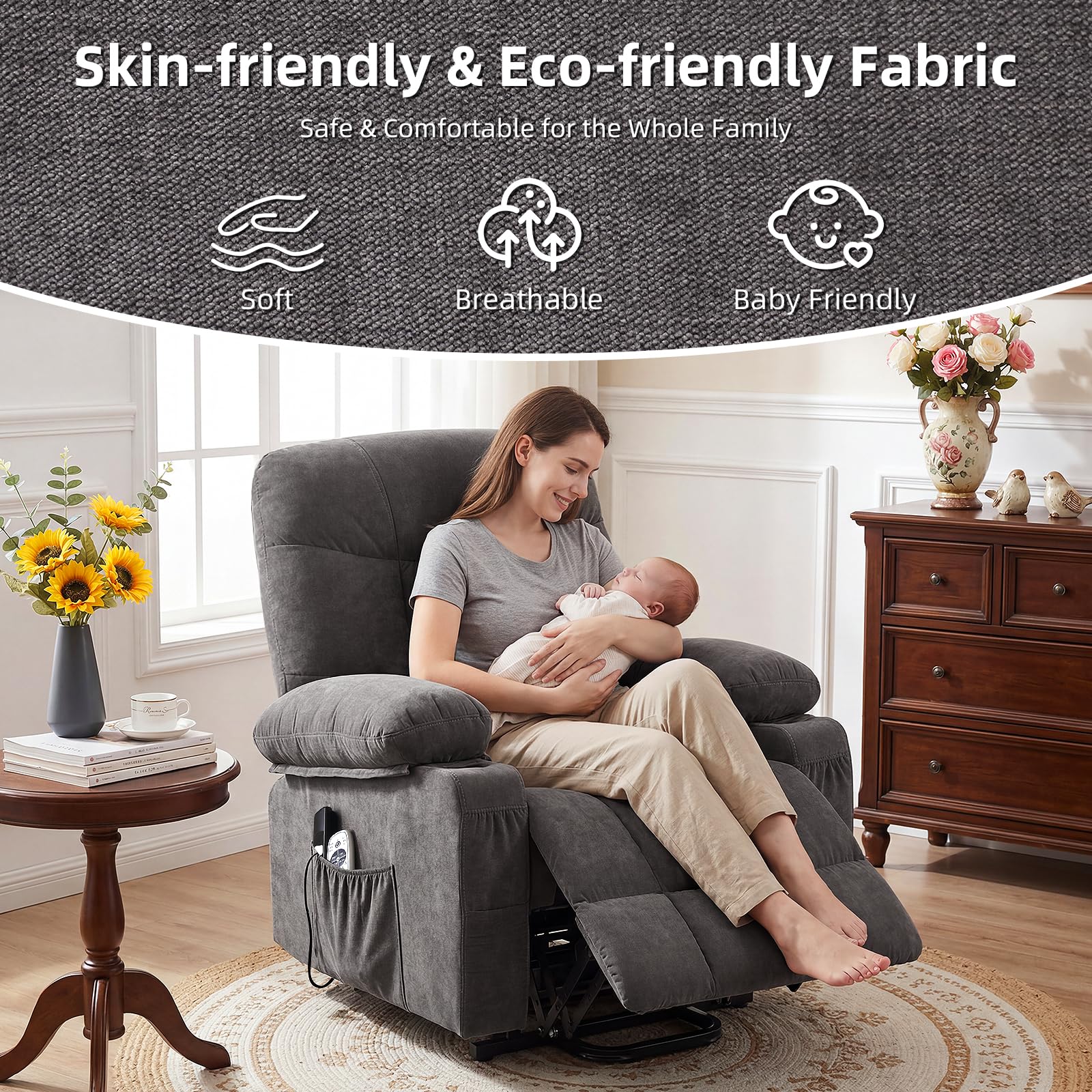 Best Recliner Chair for Elderly Users in 2026 2 KWKSV Power Lift Recliner Chair for Elderly with Vibration Massage and Lumbar He — product photo