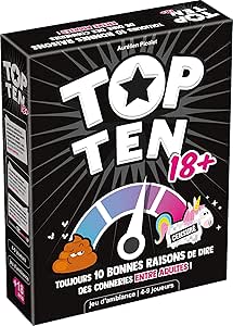 Top Ten 18  , Cocktail-Spiele , Brettspiel ab 14 Jahren |,4 bis 9 Spieler 30 Minuten ...