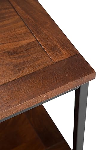 Miniatura 7 de Simpli Home Skyler mesa de centro, color marrón coñac oscuro, Madera, Marrón