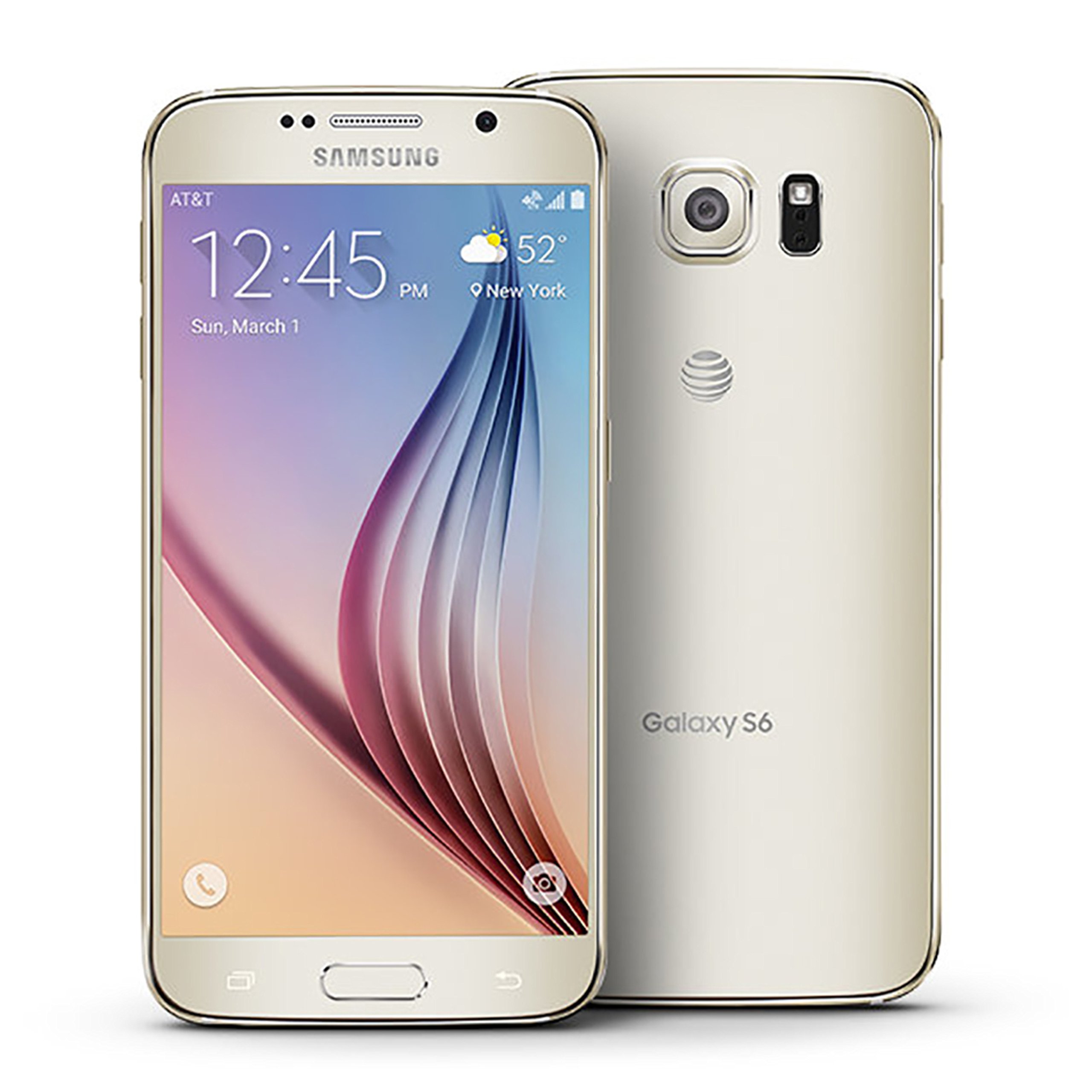 Amazon.com: Samsung Galaxy S6, Gold Platinum 64GB (AT&T) : Cell