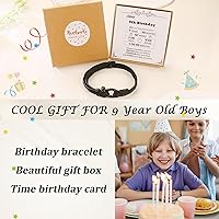 Vista 129 de Sereney Christmas Gifts for Him Son Boys Bonus Dad Father Men Boyfriend Grandson Friend as Triple Protection ID Bracelets Birthday Gifts for 9 10 11