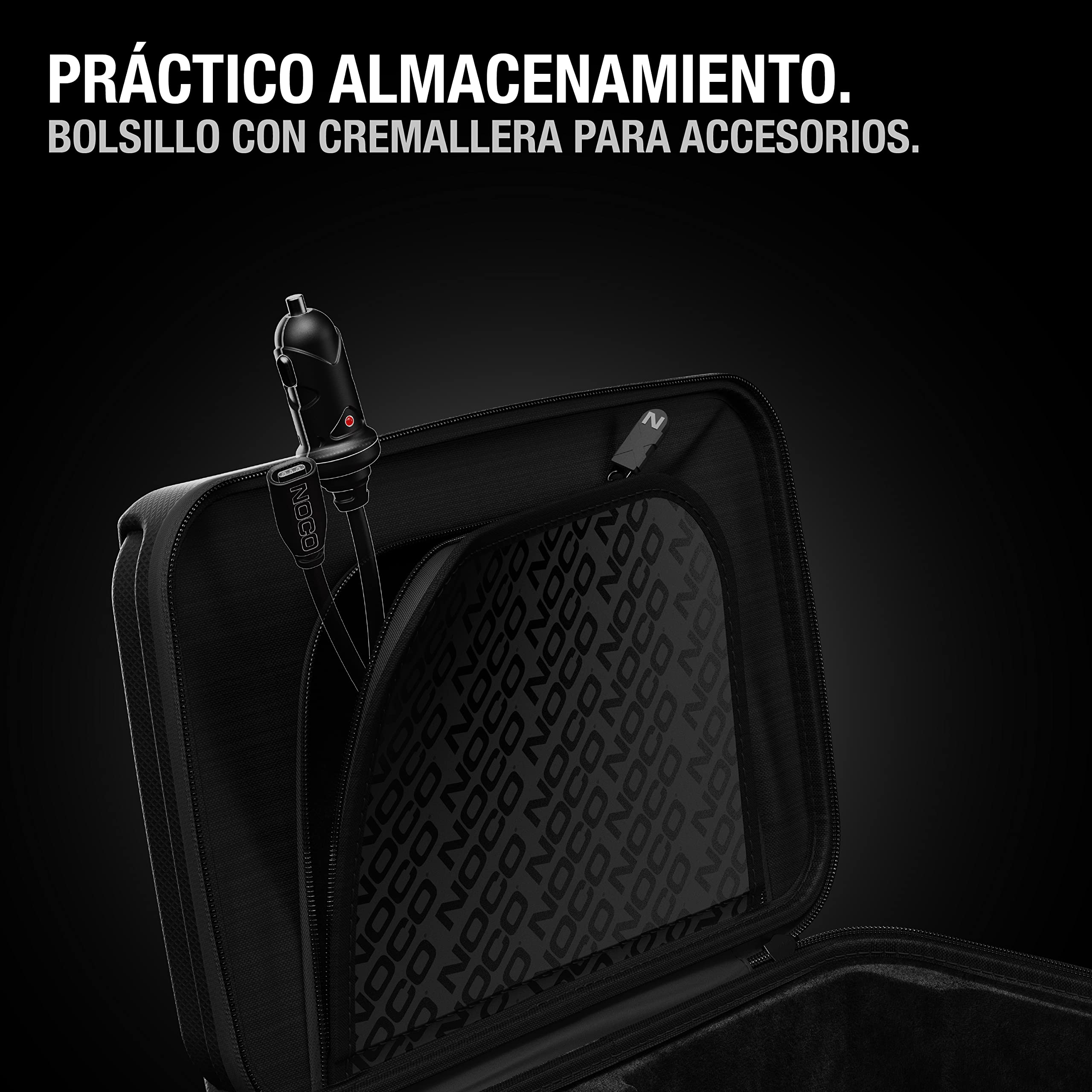 NOCO Boost X GBX75, Arrancador de Batería de Coche 2500A, Booster de Bateria Portátil & GBC103 Boost X Maletín de Protección EVA para Arrancadores Auxiliares de Litio GBX75 UltraSafe