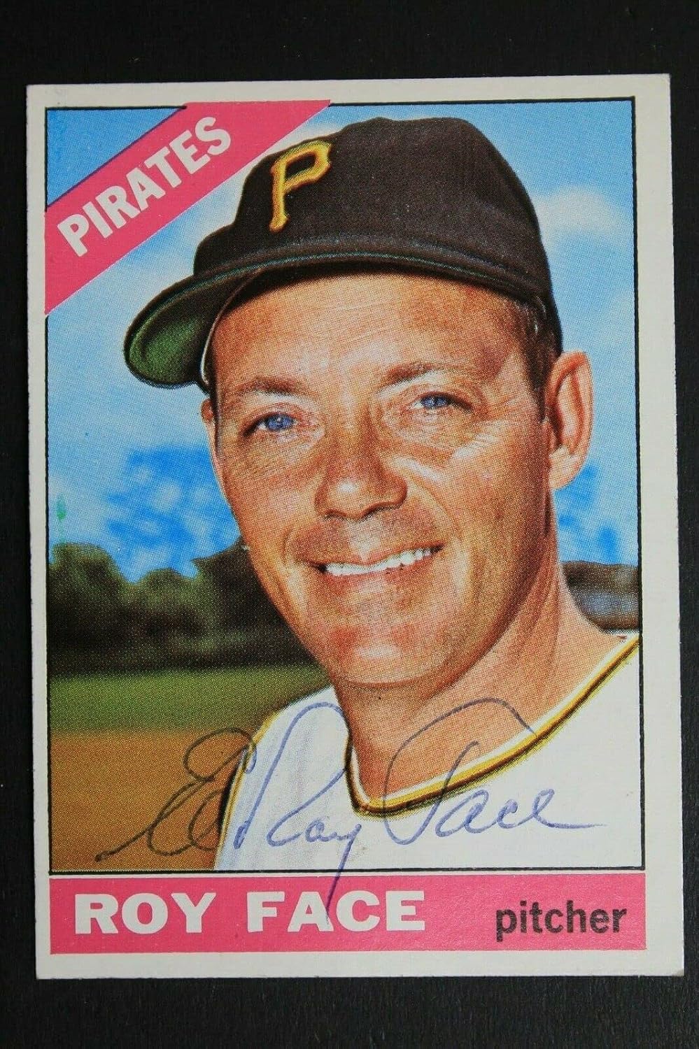 Elroy Roy Face Pirates 1966 Topps #461 Signed Autographed Baseball Card JSA