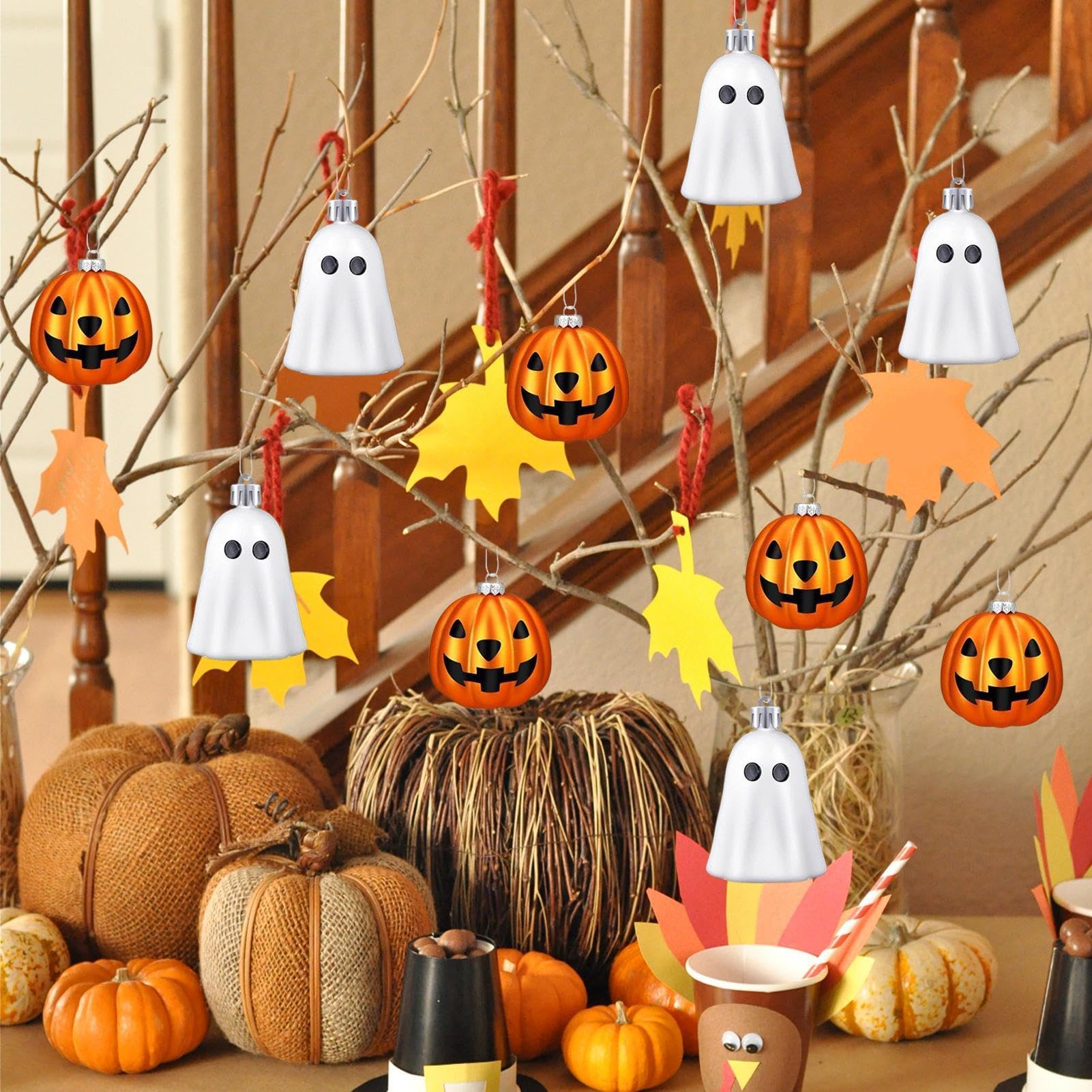 Addobbi Halloween Decorazioni Spettrali A Forma Di E Fantasma Appendibili