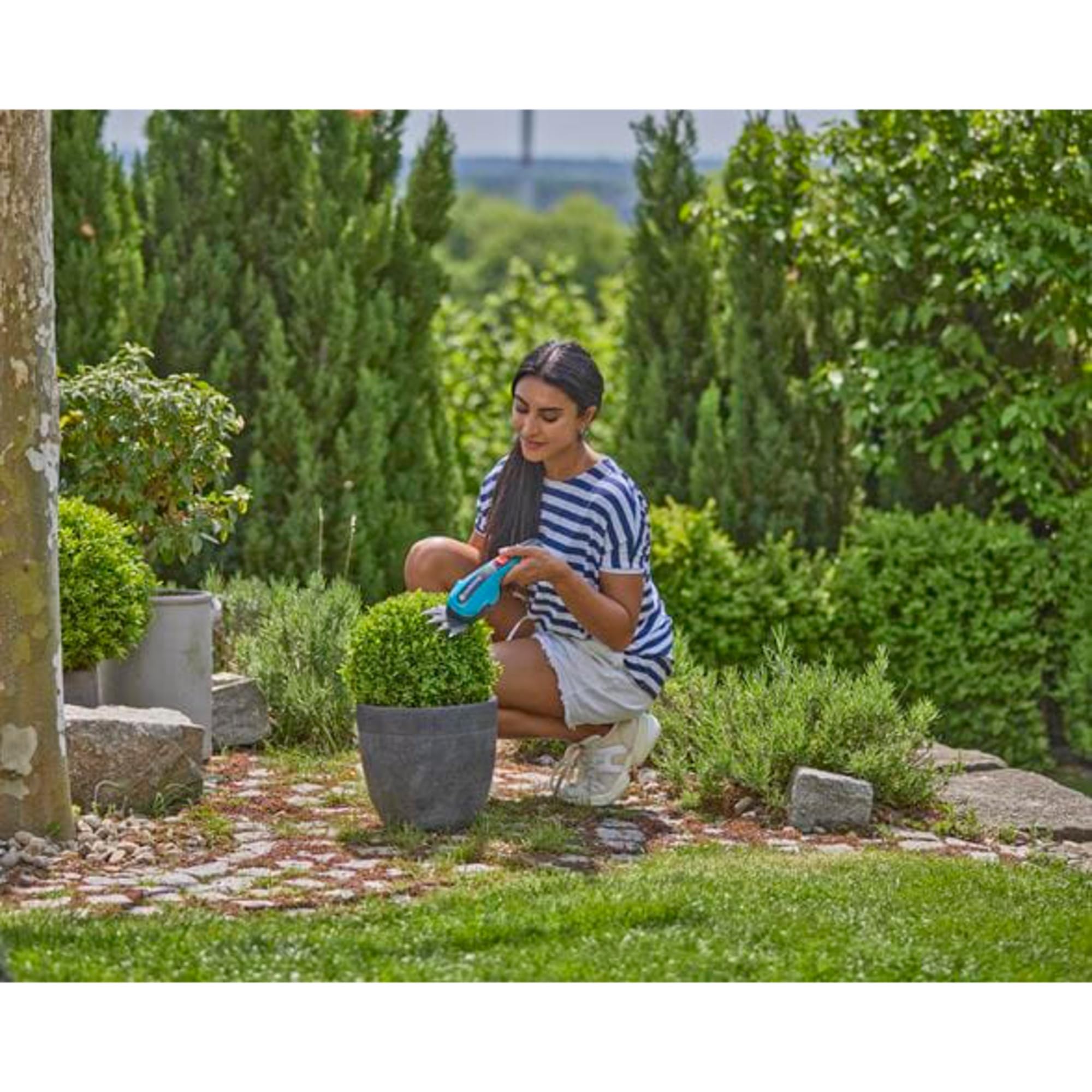 Gardena ClassicCut Li - Juego de Tijera para césped y Escultura-seto