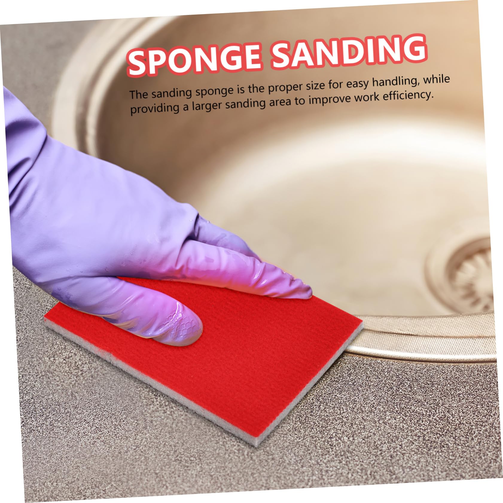 Gatuida 100stücke Schleifschwämme Sandpapier Pads Für Auto Holz Und Körnung Vielseitig Einsetzbar Für Schleifen Polieren Und Rostentfernung