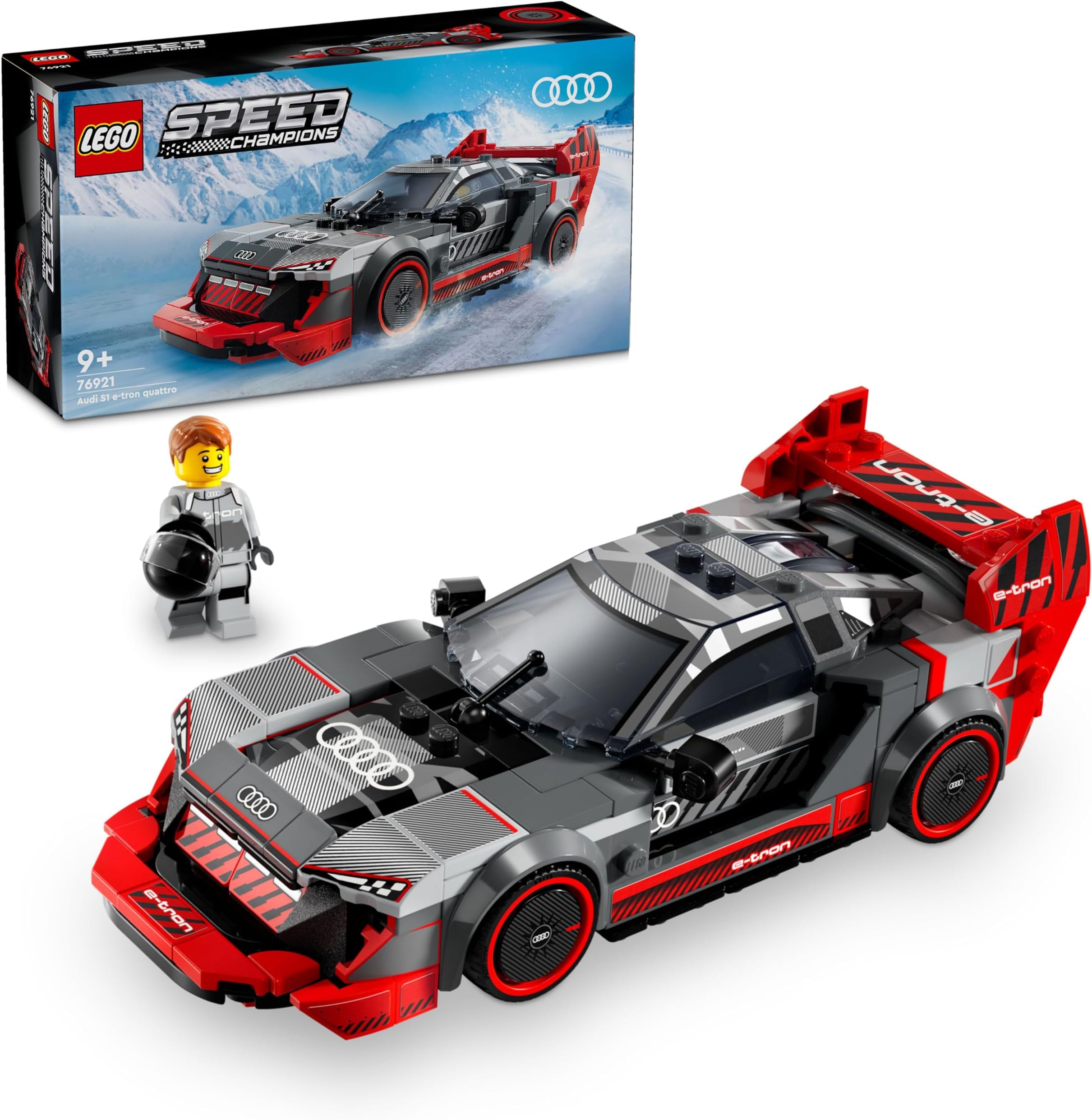 Speed Champions Audi S1 e-tron Quattro Race Car Toy Set 76921