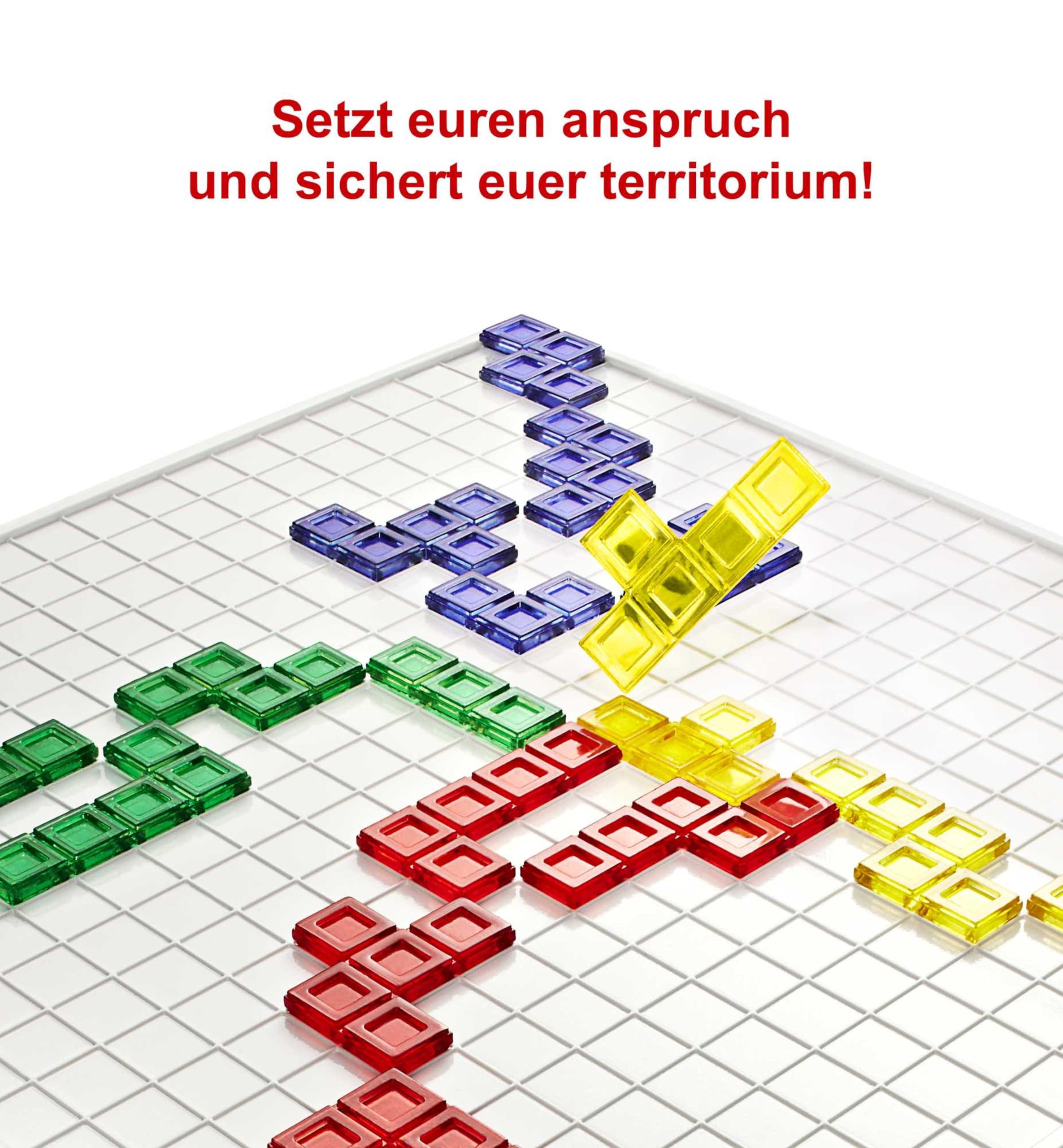 Mattel Games Blokus Spiel, Brettspiel für die Familie, Strategiespiel, für 2-4 Spieler, Gesellschaftsspiel, ab 7 Jahren, BJV44