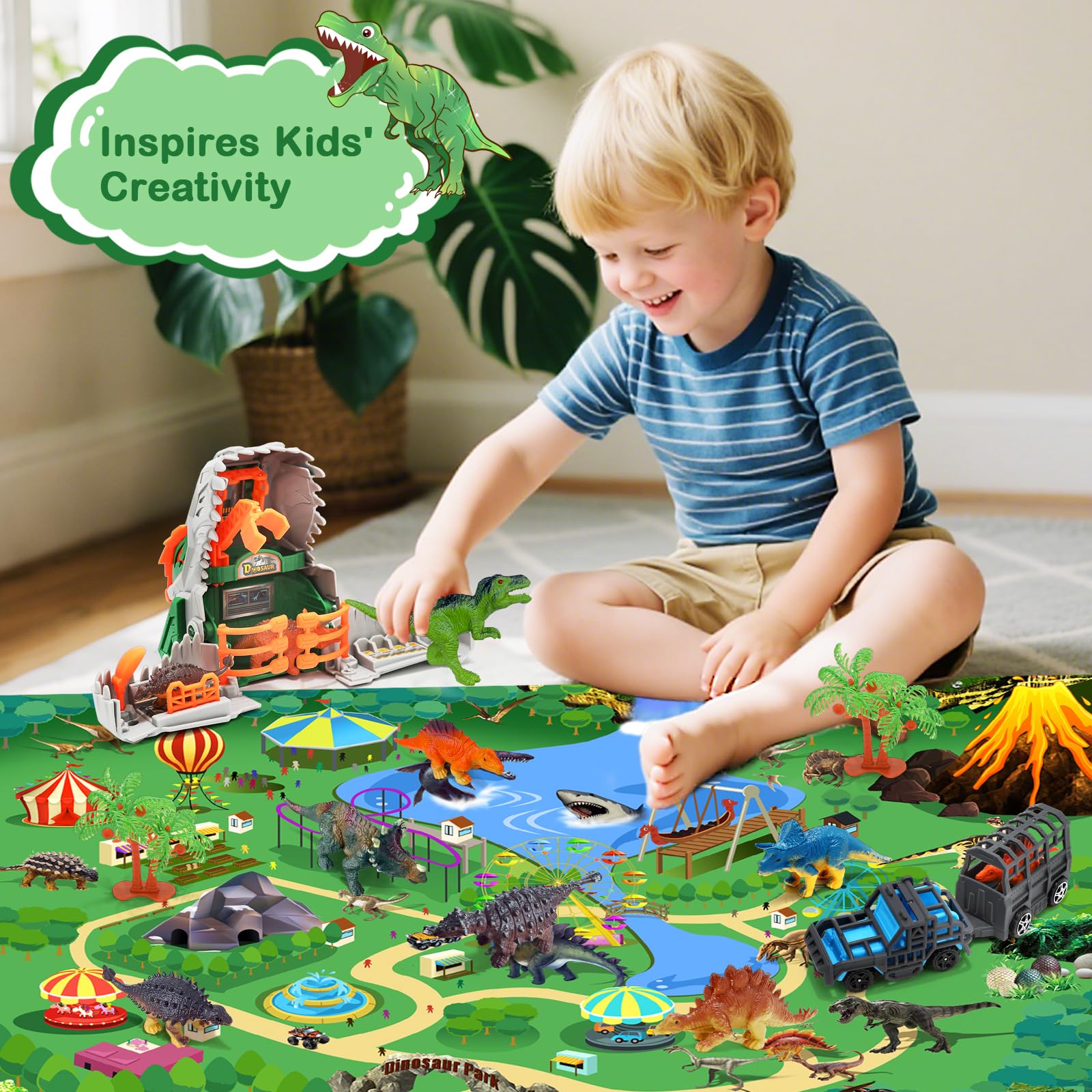 Dinosaur Toys for Kids - 12 Realistic Figures -4