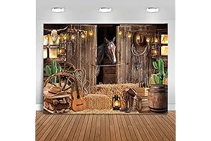 Mocsicka Western Cowboy Backdrop: Enhance Your Western Soirees