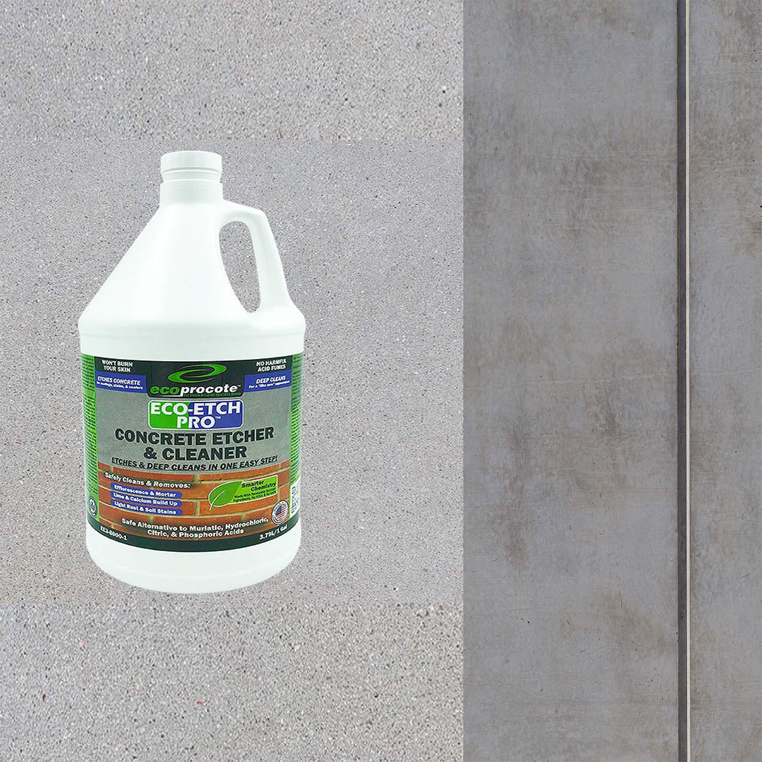 EcoEtch Pro Concrete Etcher, Concrete Cleaner, Efflorescence Remover