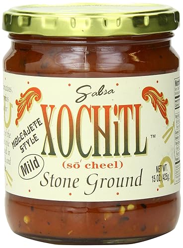 Xochitl Stone Salsa molida, suave, 15 oz (2 unidades)
