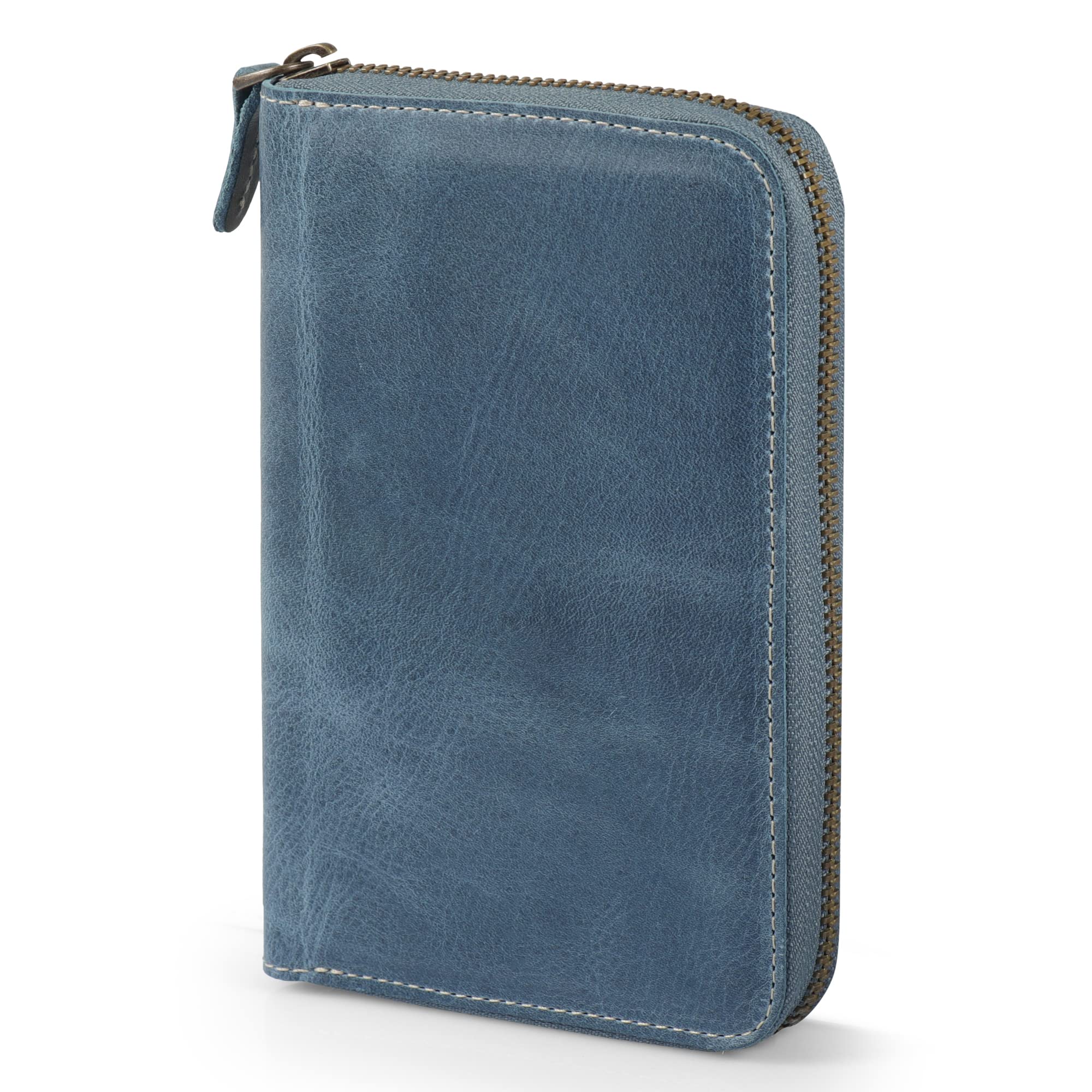 Londo Porte-Documents en Cuir Véritable – Conférencier avec Porte-Stylo, Bloc-Notes et Fermeture Éclair pour Bureau, Affaires & Voyage