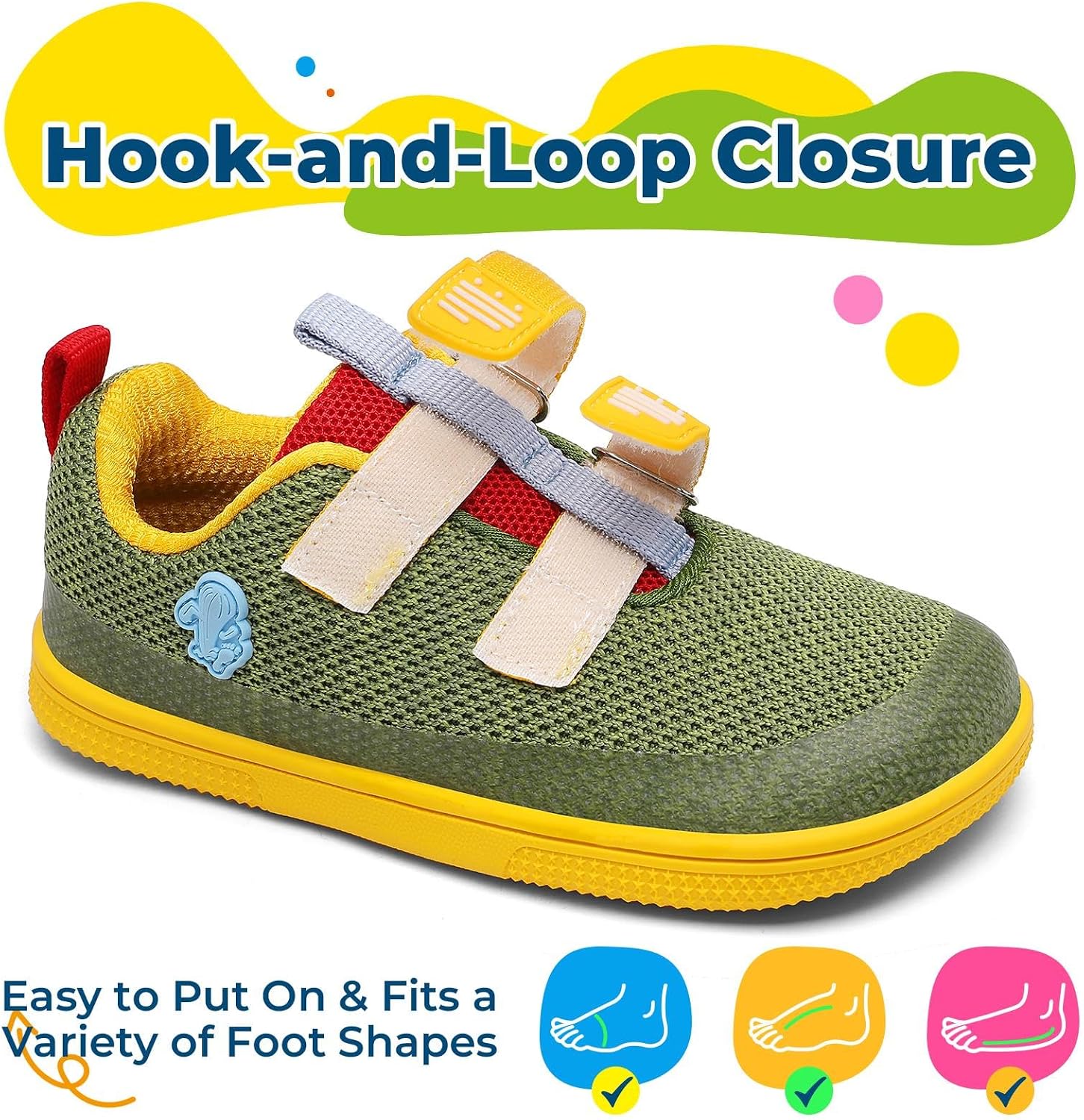 SAGUARO Kids Barefoot Shoes Wide Toe Box Sneakers Zero Drop Minimalist Non-Slip Walking Shoe