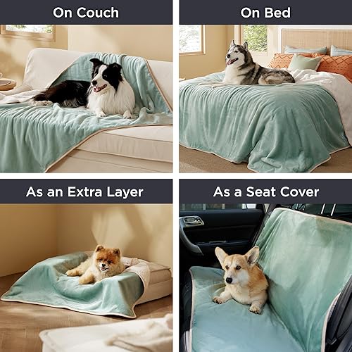 Miniatura 67 de Bedsure Manta de gato para gatos de interior – Manta impermeable calmante para proteger el sofá y la cama, manta de forro polar Sherpa