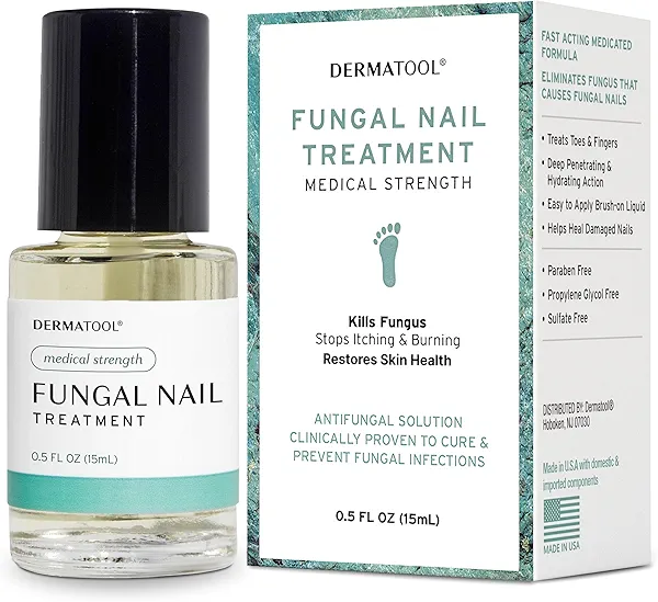 Toenail Fungus Treatment Extra Strength Antifungal Solution and Nail Fungus Treatment for Toenail - Repairs Fungal Damaged, Yellow, Thick, Discolored Nails - Fingernails and Toe Nail Fungus Treatments