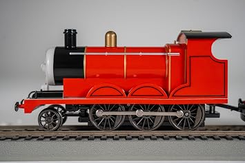 Bachmann Trains - THOMAS & FRIENDS JAMES THE RED ENGINE w/Moving Eyes - HO Scale,unisex-children