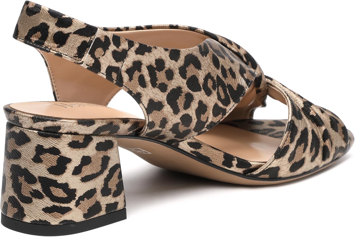 Womens Chunky Block Heels Sandals,Round Open Toe High Heeled Sandals,matte Slip On Ankle Strap Mid Sandals,leisure Dress Party Wedding Shoes 2 In - Image 5