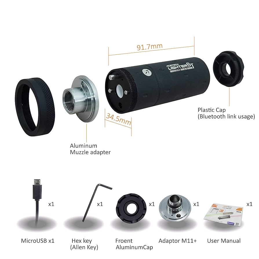 ACETECH Airsoft Pistol/Rffle Tracer Unit R Series Glow in