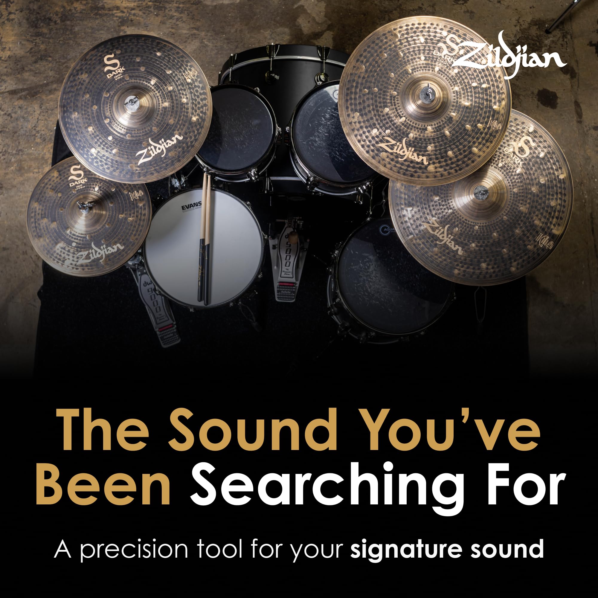 ZILDJIAN SD20R S Dark Pack 14"- 16"- 18"- 20"