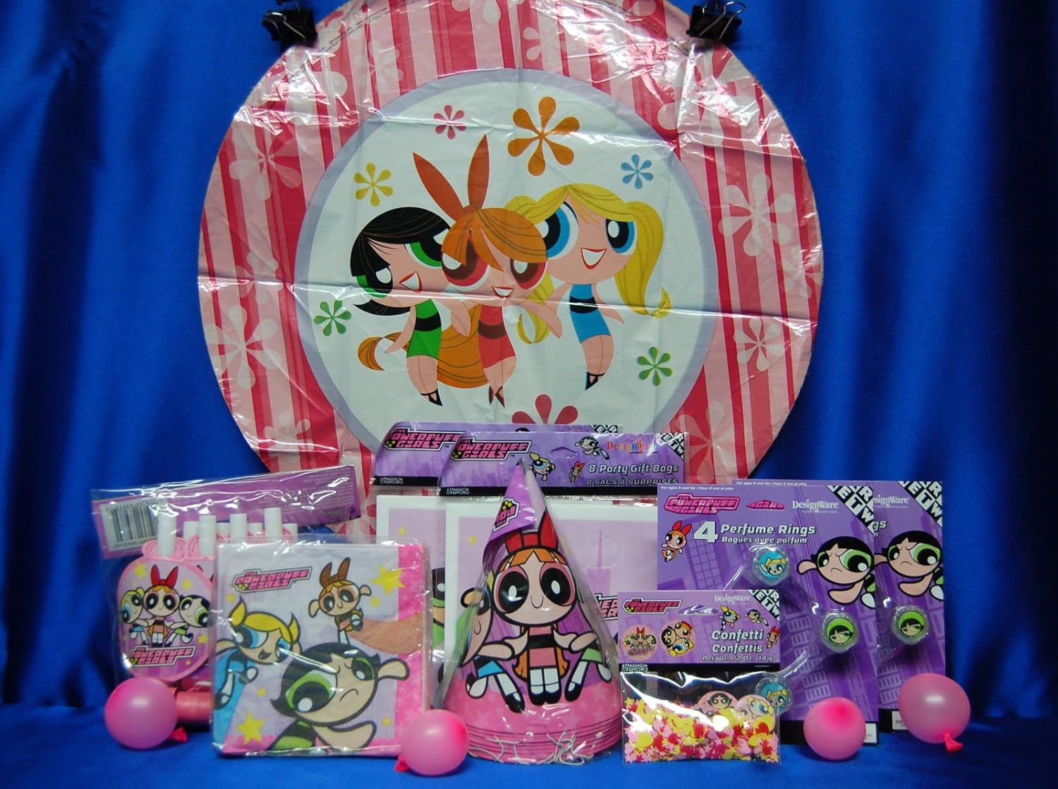 PowerPuff Girls Party Set 10 P PowerPuff Girls Party Pieces Powerpuff
