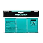 TitanShield Premium Card Sleeves | Compatible with Pokemon, One Piece, Lorcana, Flesh & Blood, & Magic The Gathering MTG | (150 Sleeves - Standard) (1, Turquoise, Standard | 66x91mm)