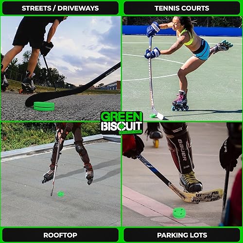 Miniatura 6 de Verde Galleta Combo2-Packs Discos de Entrenamiento de Hockey ColorEstilo Elección Original Green (Passing) / Original Green (Passing), Original