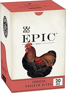 EPIC Chicken Sriracha Bites, Keto Friendly, 8 Bags