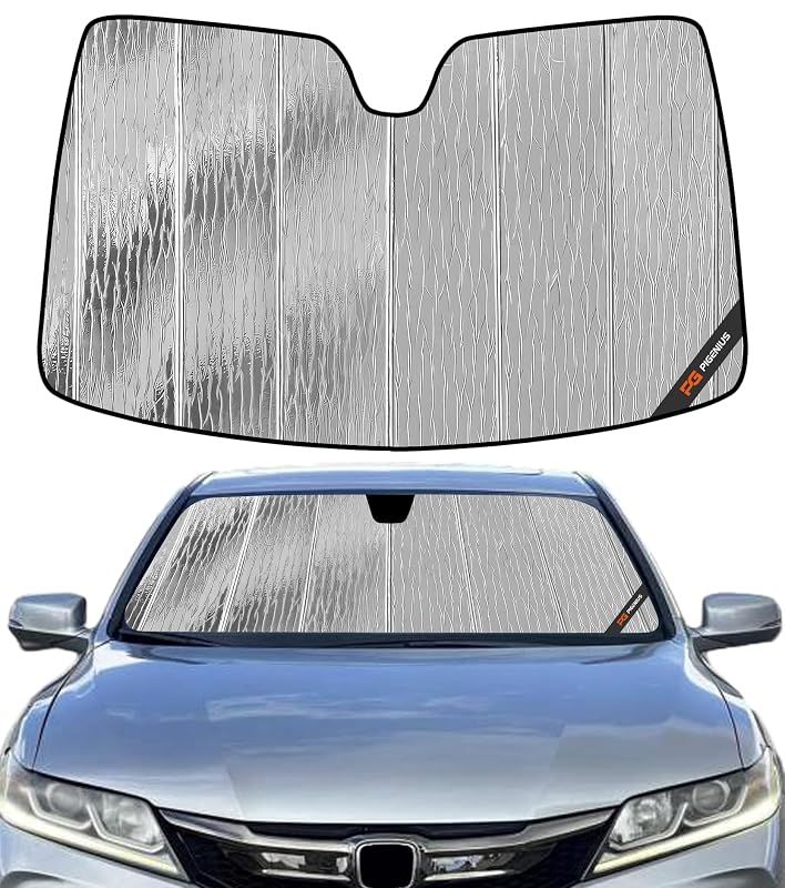 Protetor solar para para-brisa Honda Accord Coupe 2013–2017 sem faróis altos automáticos Pigenius A-SS618