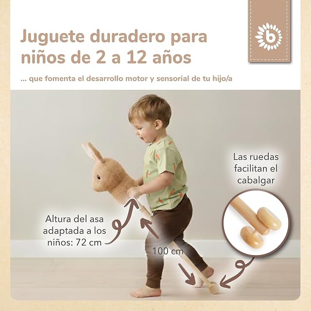 Foto 4 de 7 de Bieco Caballito de juguete para niños Conejo Fino