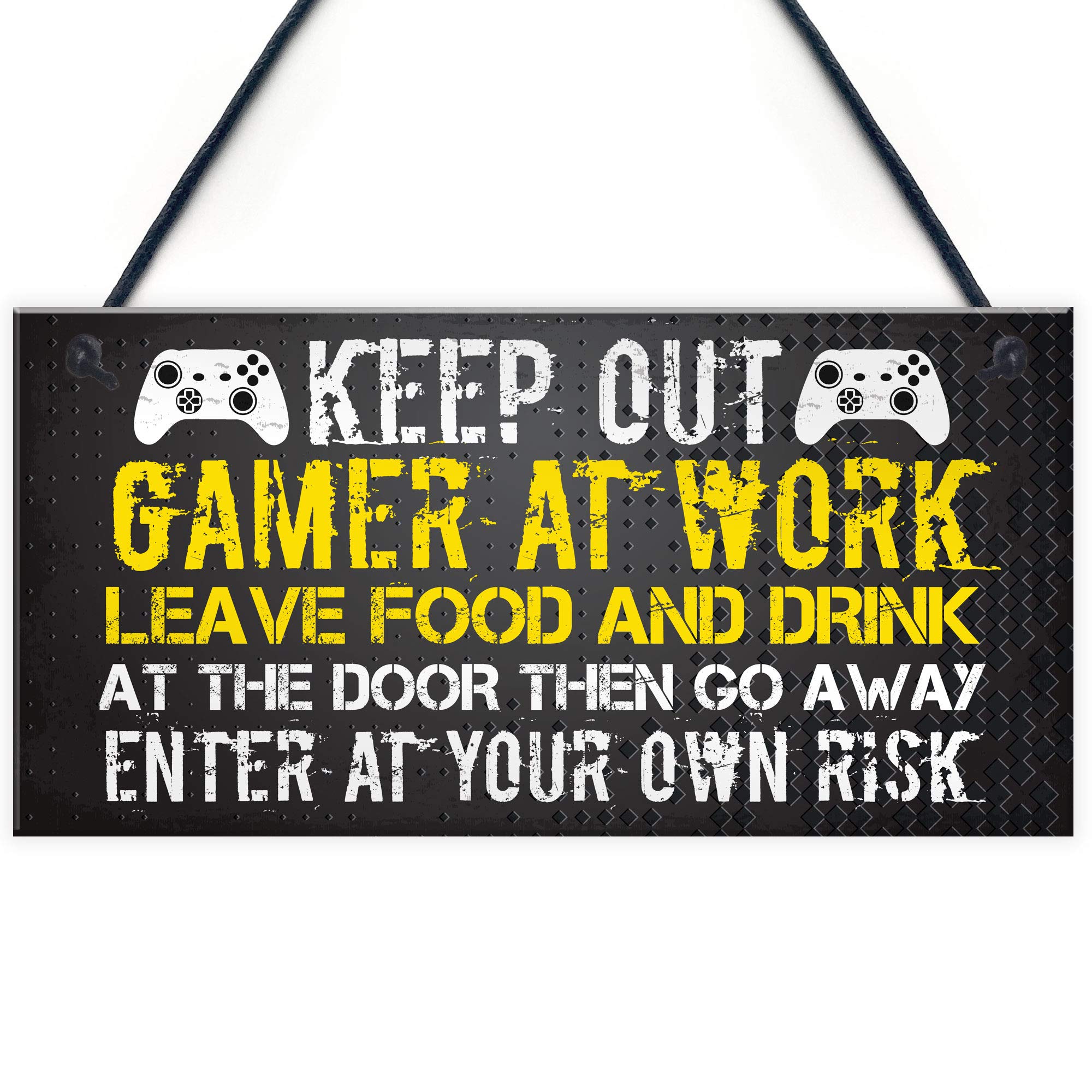 Red Ocean Novelty Gaming Sign Inspired Funny Christmas Gamer Gift For Brother or Son