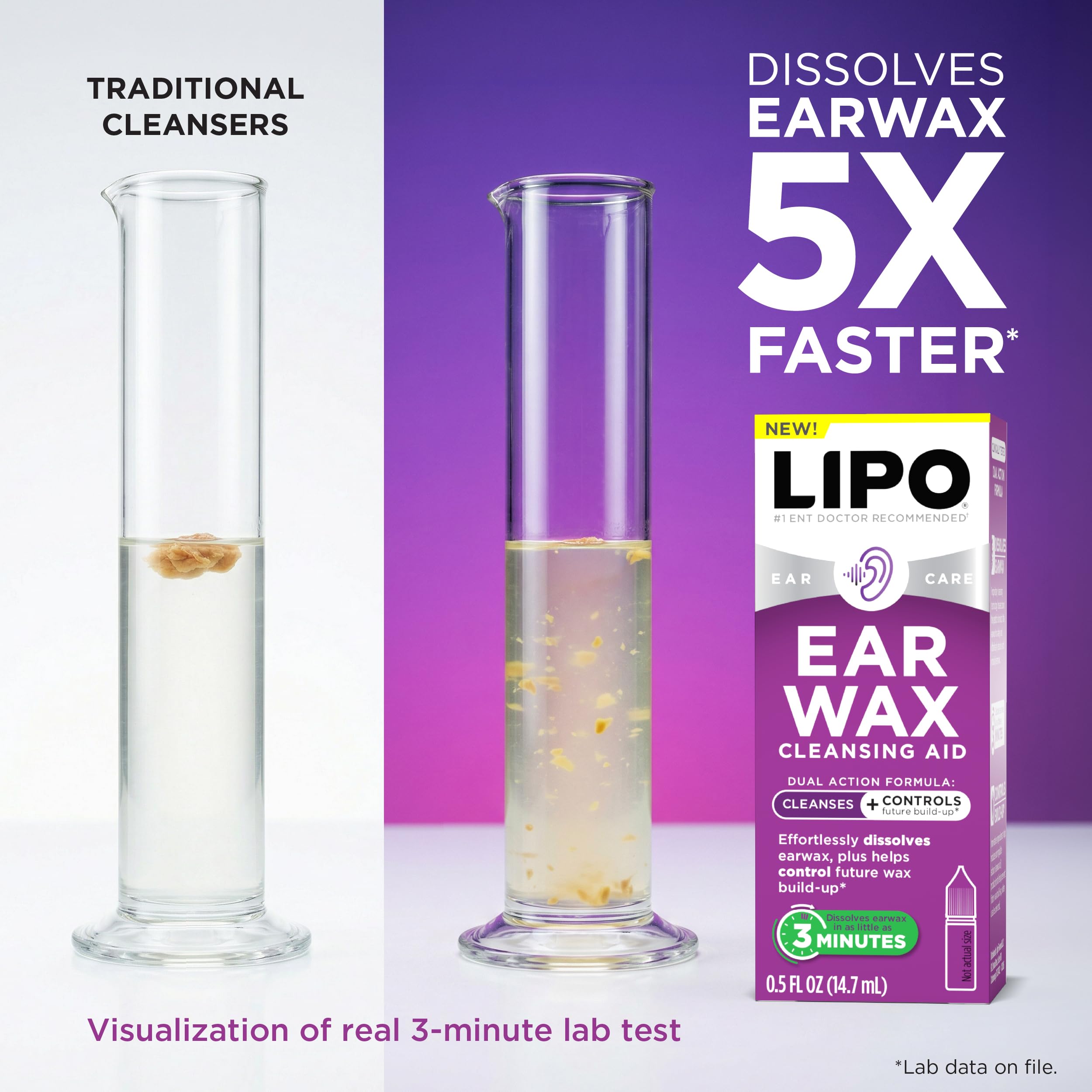 LIPO Earwax Removal Drops, Ear Cleaning for Wax & Clogged Ears, 0.5 fl oz — Amazon image 9