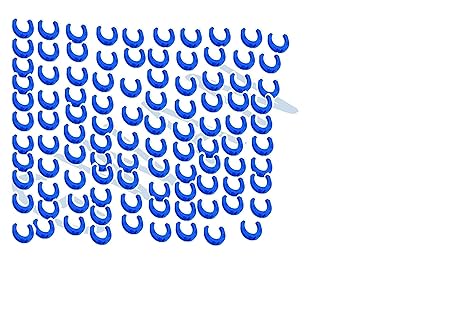 GWAN H TECH INDIA 1/4 inch (6mm) Connector Locking Clips All Type of RO Water Purifiers, (Pack of 100 pcs)